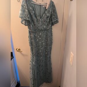 Brand new teal gown